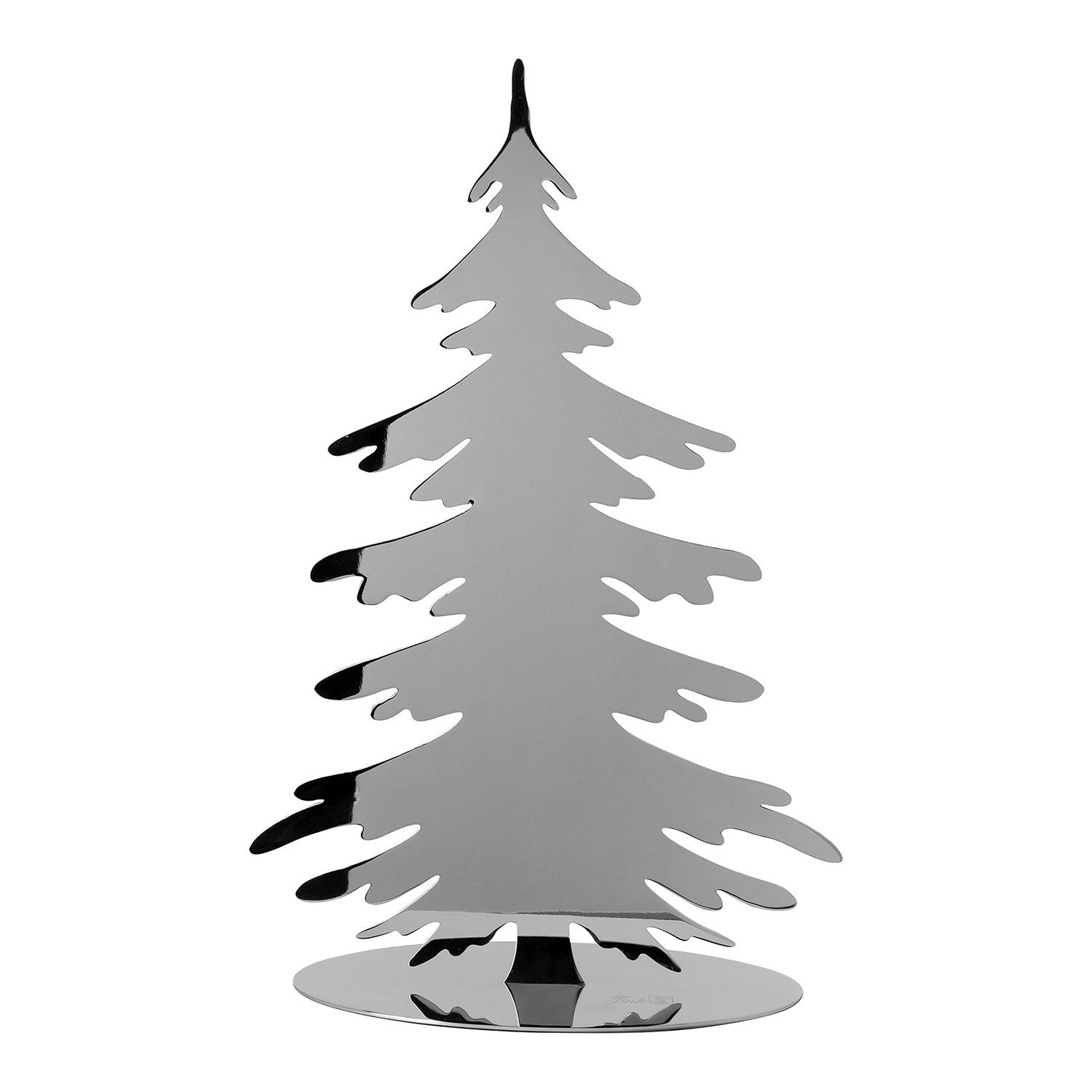 Fink Dekoobjekt KRIS Dekobaum - silber - Edelstahl - H. 35cm x B. 22cm - Tischdeko (1x Dekoobjekt, 1 St., Аксесуари для будинкуsgegenstand - Аксесуари для будинкуsstück - Zierobjekt), Zierobjekt Аксесуари для будинкуsstück - Eleganter Аксесуари для будинкуsgegenstand