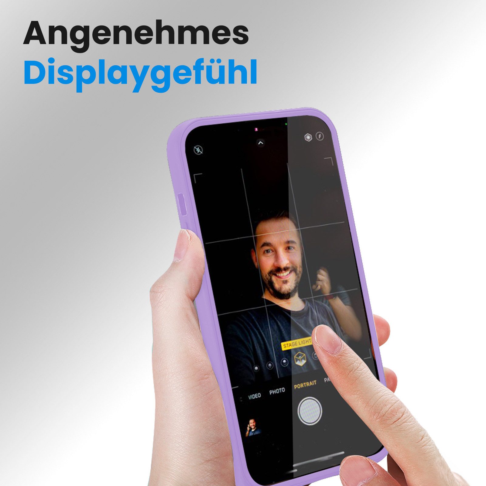 Tec-Expert Handyhülle 360 Grad Hülle für Samsung Galaxy A17 / A17 5G 6.7 Zoll, 6.7", Rundum Schutz Cover Case Hülle robust – Bild 5 von 5