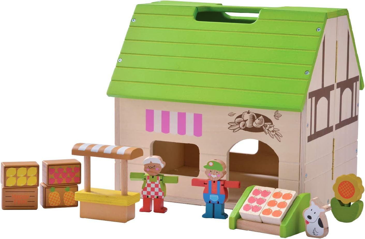 EverEarth® Lernspielzeug Puppenhaus Bioladen