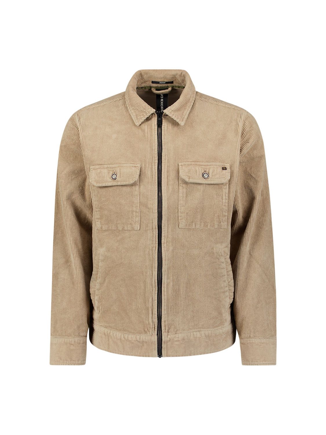 Langarmhemd Overshirt Zipper Corduroy Coord