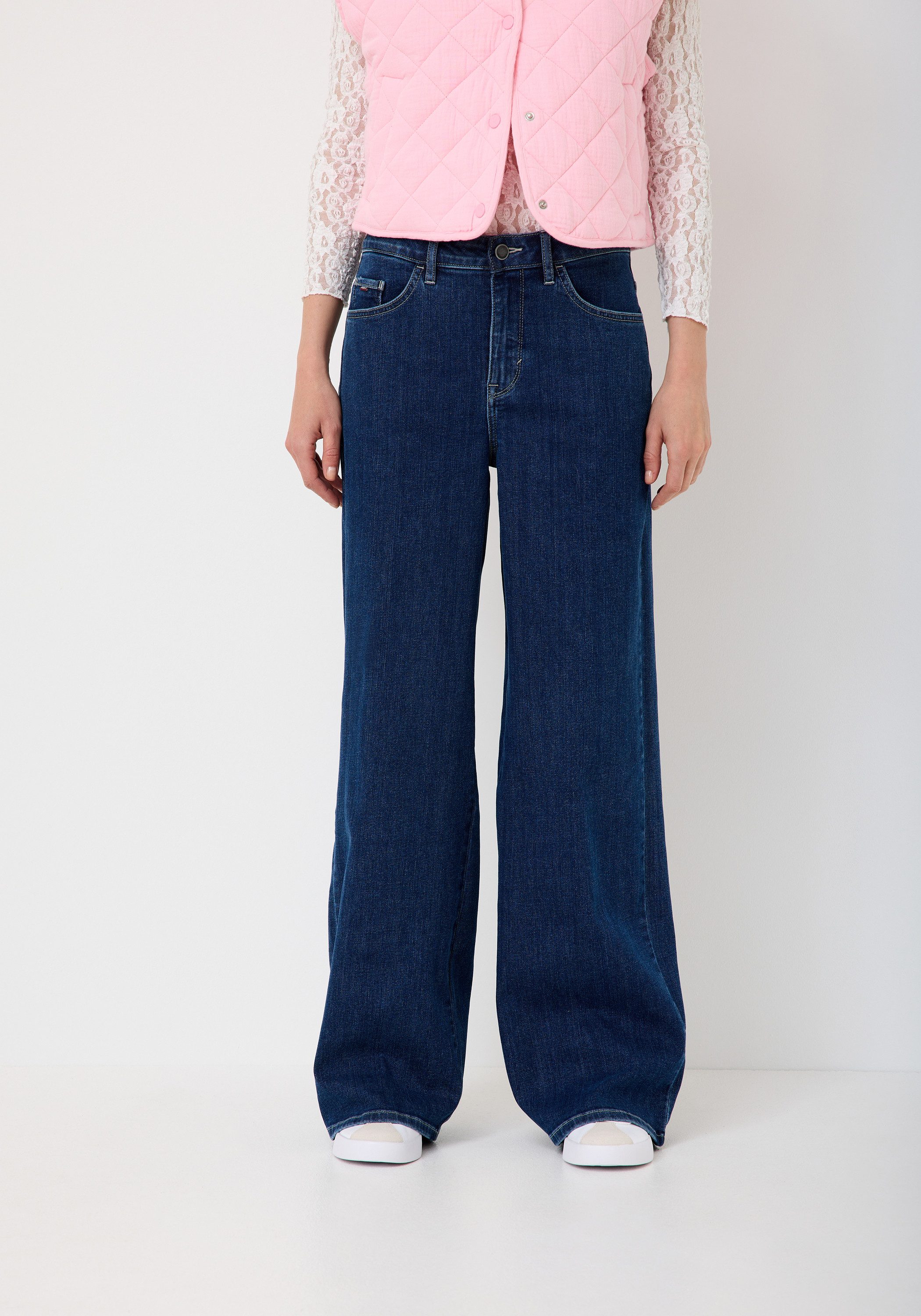 Paddock's Relax-fit-Jeans MARLENE Hochgeschnittene Relaxed Fit Jeans
