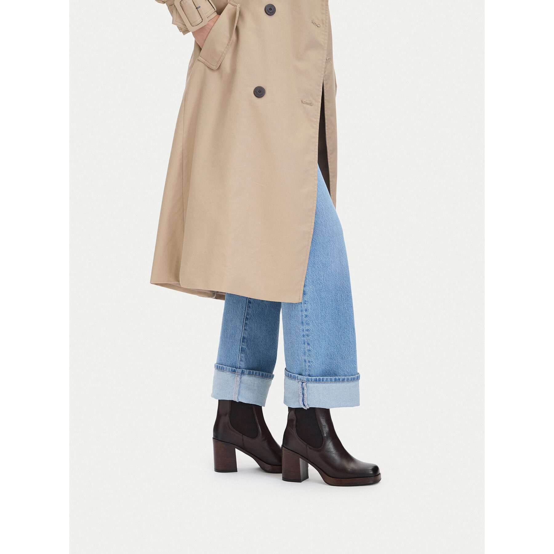 GINO ROSSI Gino Rossi Damen Chelsea Boots 5907964603078 Braun Chelseaboots – Bild 3 von 3
