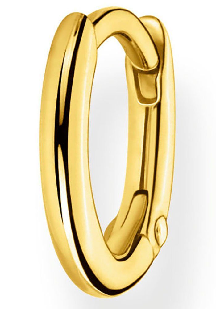 THOMAS SABO Single-Creole Classic gold, Classic silber