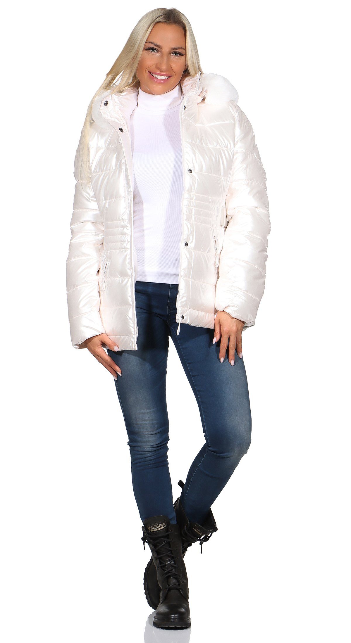 Aurela Damenmode Steppjacke Damen Winterjacke im günstig online kaufen