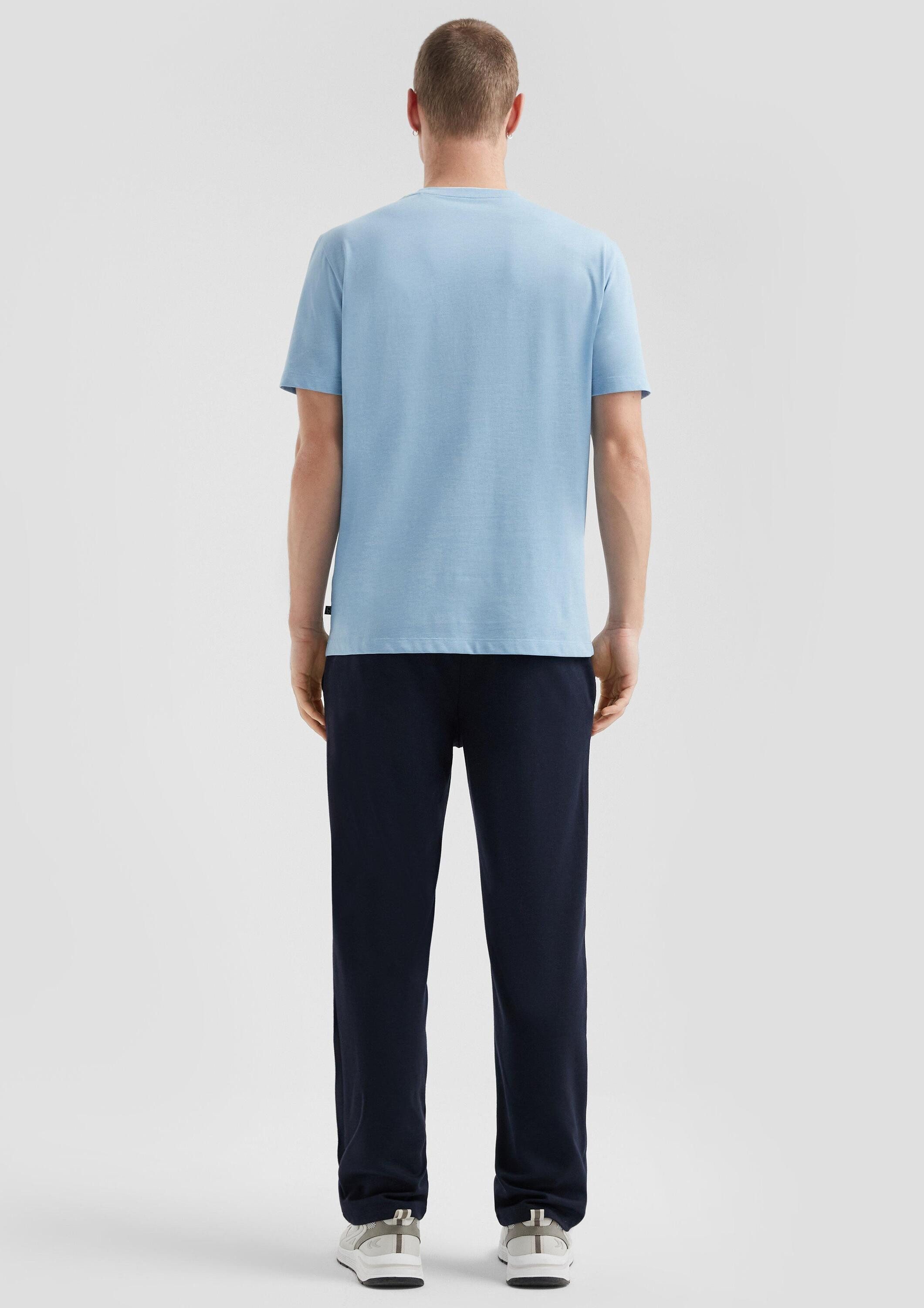 QS Kurzarmshirt T-Shirt T-Shirt aus Melange-Jersey mit Layering-Detail