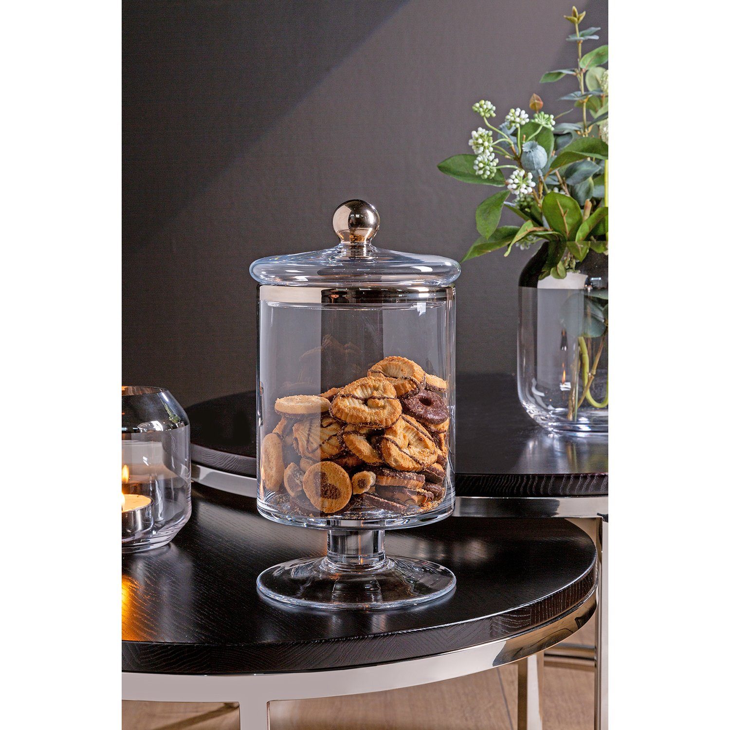 Fink Aufbewahrungsdose BELINDA - Vorratsglas klar D.16,50cm - elegante Vorr günstig online kaufen