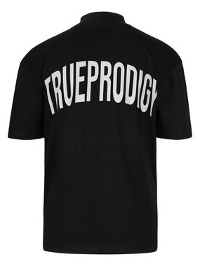 trueprodigy Oversize-Shirt Mikka Logoprint Stehkragen dicker Stoff