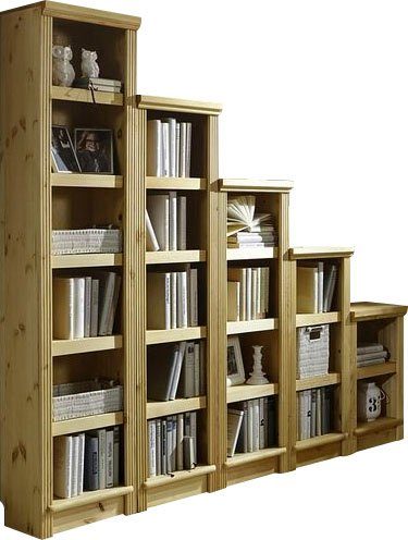 affaire Home Massiver natur Aus Soeren Stege, Kiefer 5-tlg., Bibliothek natur |