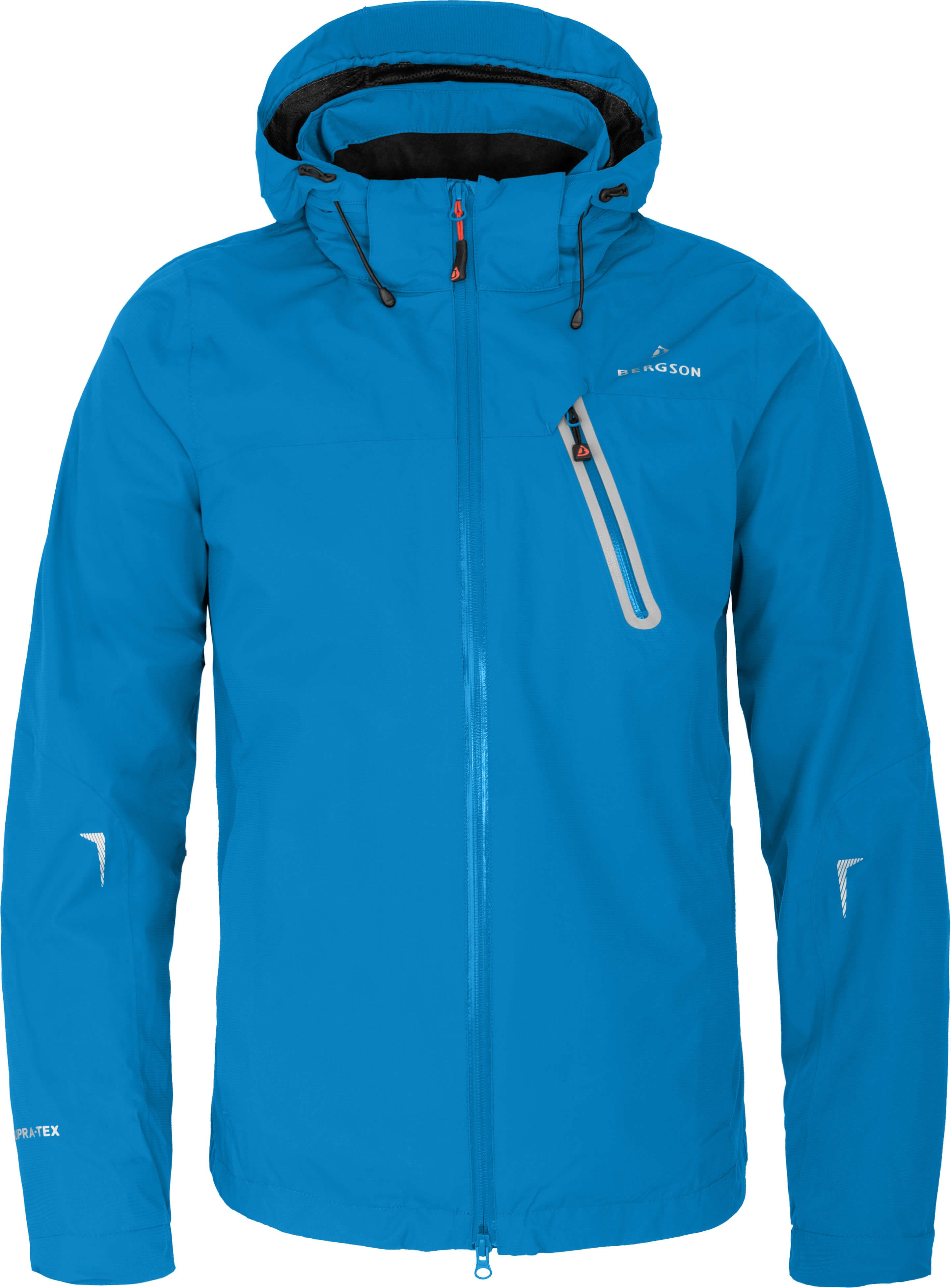 Bergson Regenjacke MOORE Herren Rad-Regenjacke, Netzfutter, 12000 mm Wasser günstig online kaufen