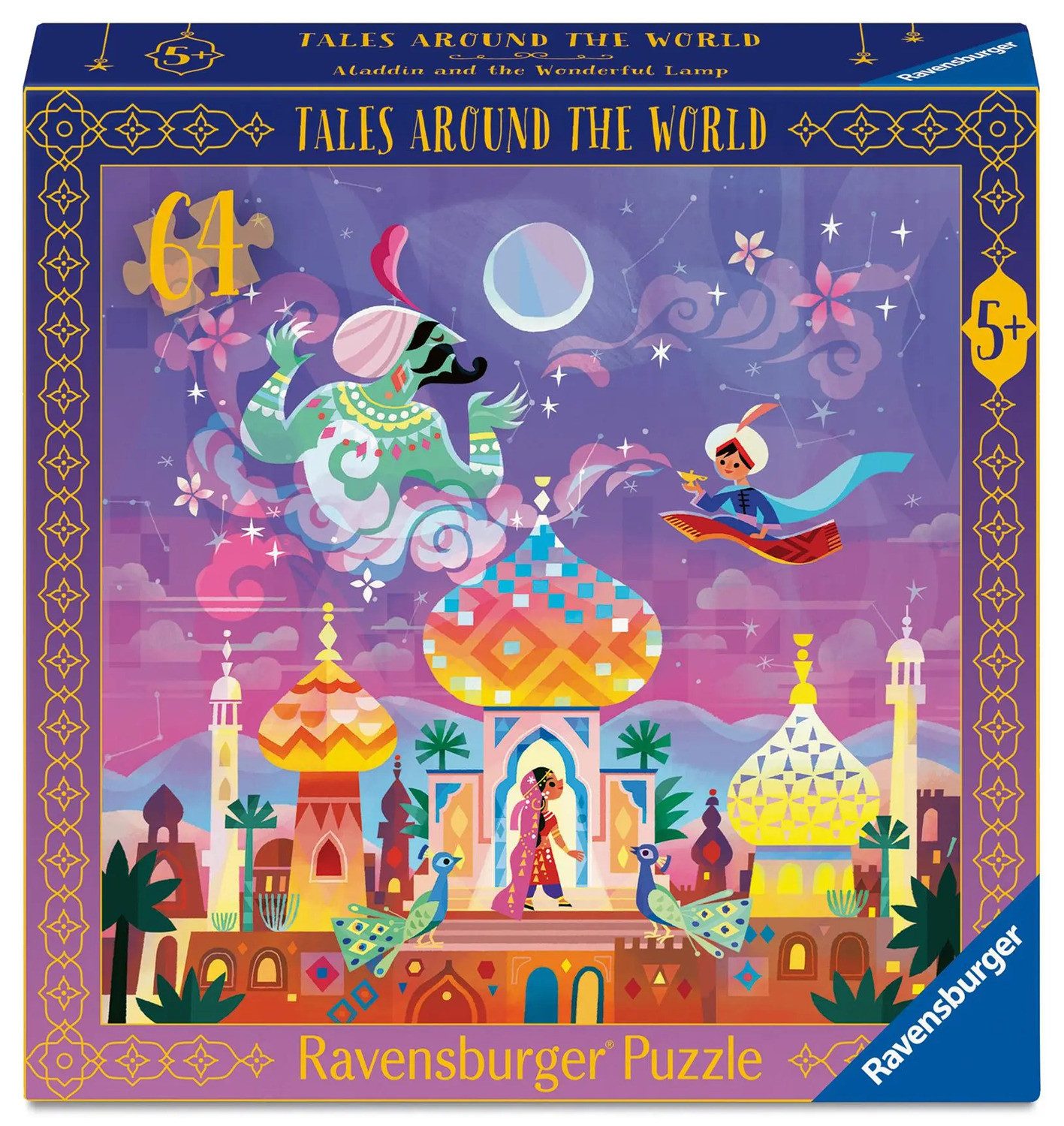 Ravensburger Puzzle Kinderpuzzle 64 Teile - Aladdin und die Wunderlampe, 64 Puzzleteile