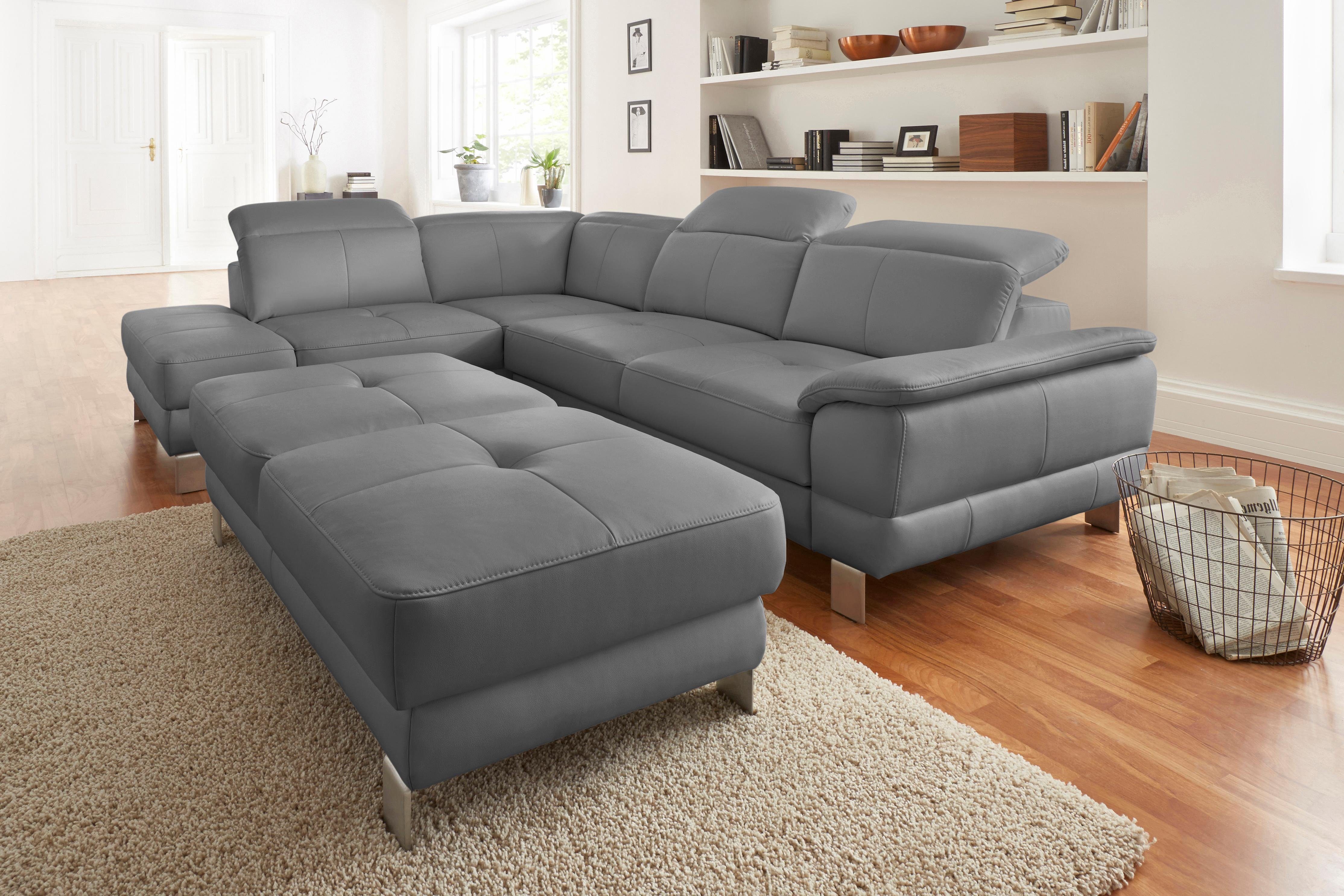exxpo - sofa fashion Ecksofa "Mantua 2, inkl. Kopf- bzw. Rückenverstellung, günstig online kaufen