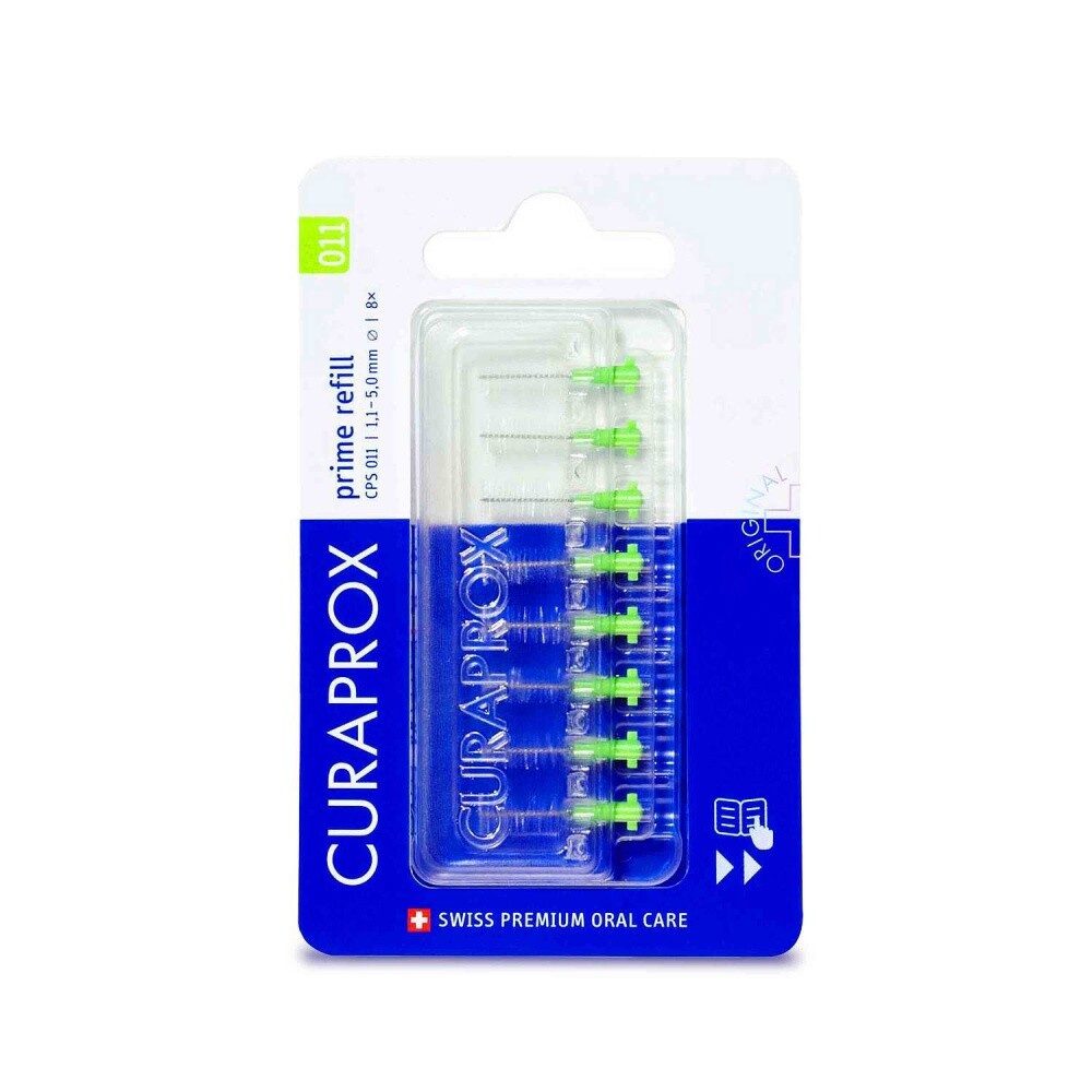 CURAPROX Interdentalbürsten CURAPROX CPS 011 prime Interdentalbürsten Refill 8St