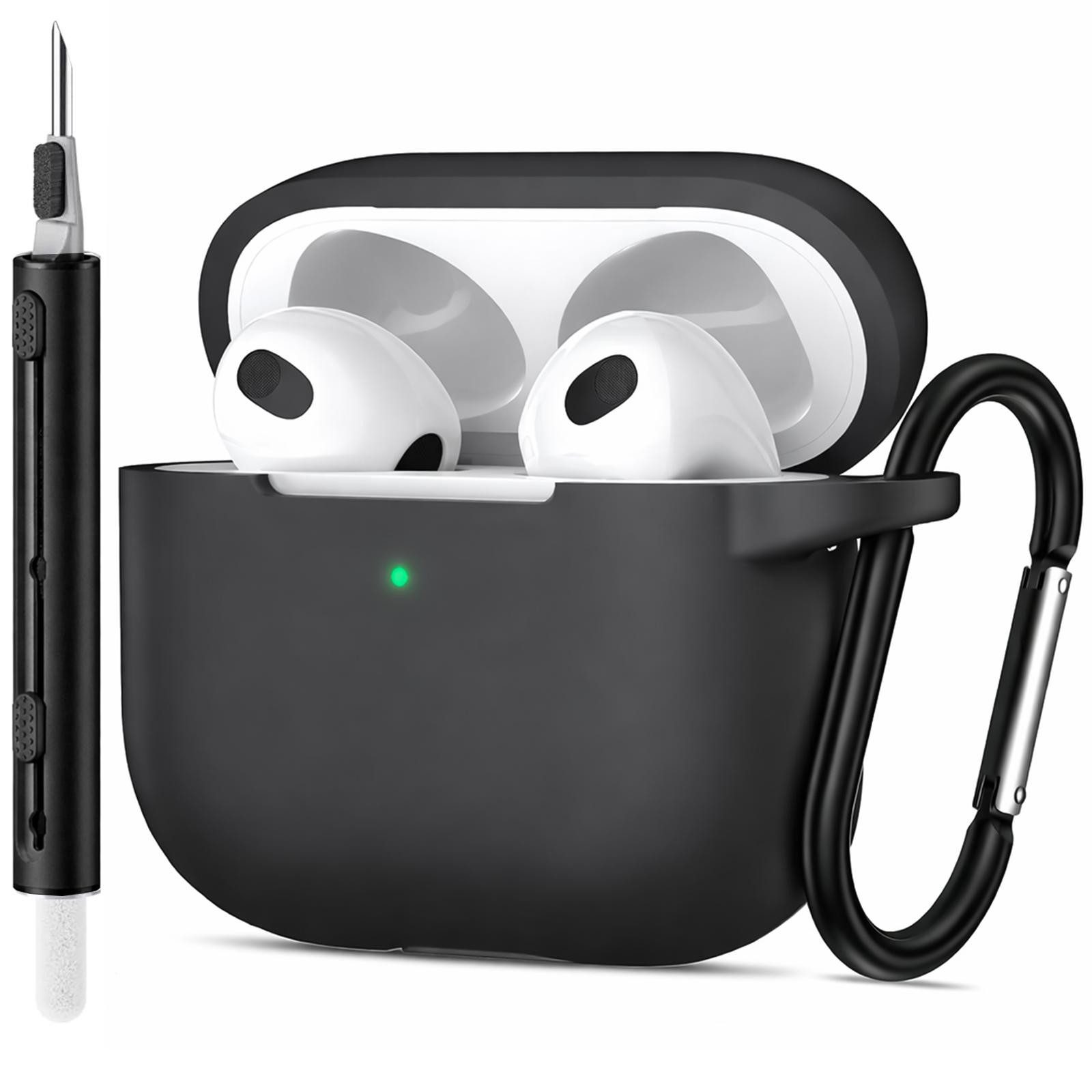 CoolGadget Kopfhörer-Schutzhülle für AirPods 5, Stoßfest Clip Karabiner kabelloses laden Case Schutz Cover von CoolGadget