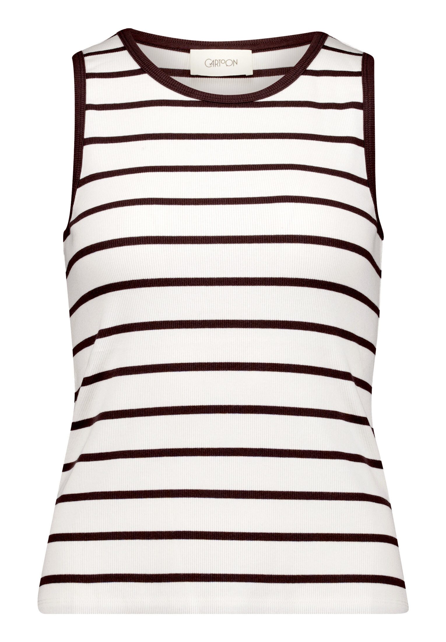 Cartoon T-Shirt Damen mit Rundhalsausschnitt (1-tlg)