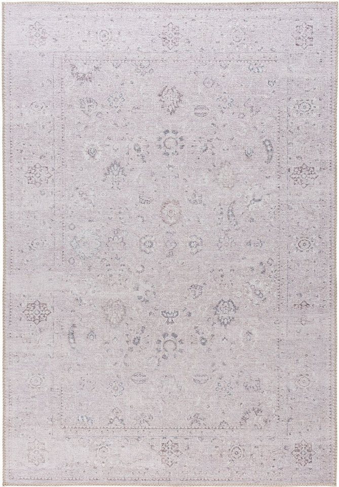 Teppich Vintage 3580, Sehrazat, rechteckig, Höhe: 4 mm, Kurzflor, waschbar,  Chenille mit Baumwolle, Wohnzimmer