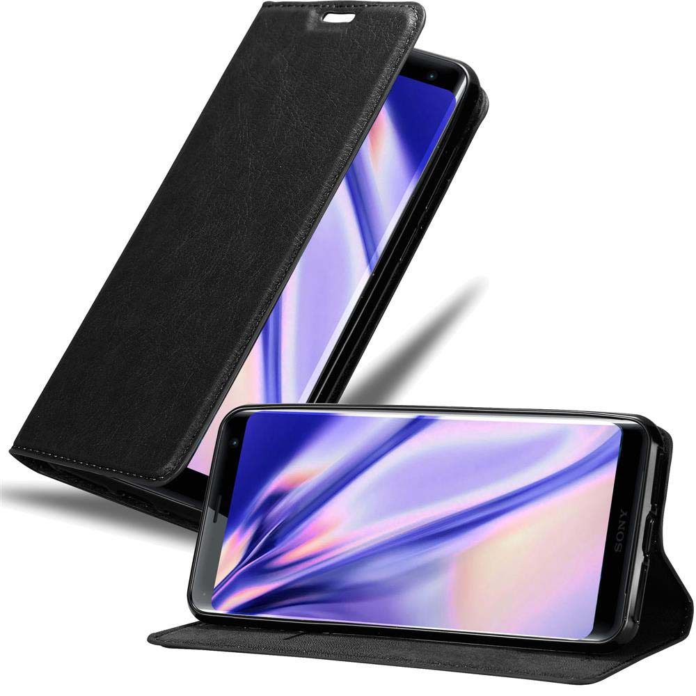 Cadorabo Handyhülle für Sony Xperia XZ3 Hülle Sony Xperia XZ3, Hülle Schutzhülle mit Standfunktion, Magnetverschluss und Kartenfach