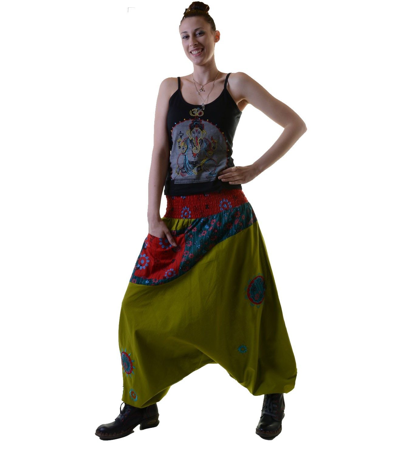 KUNST UND MAGIE Haremshose Bunte Haremshose günstig online kaufen