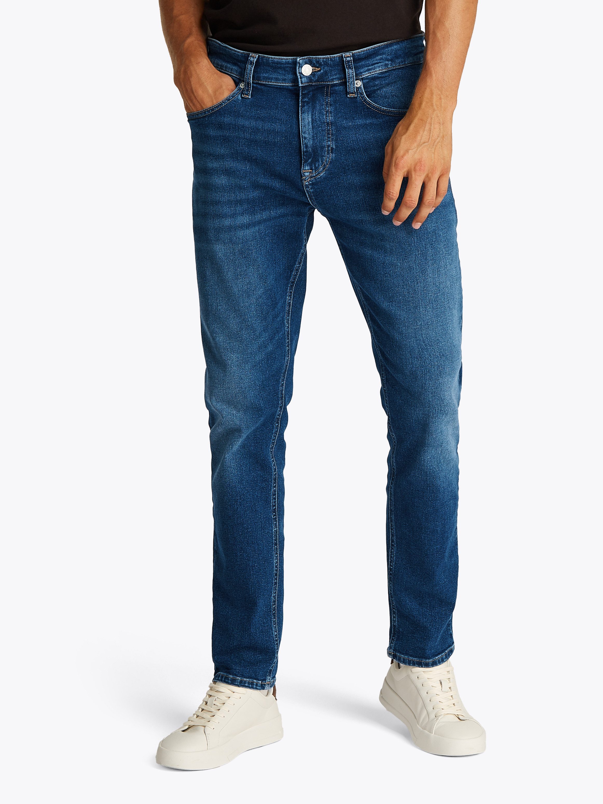 Tommy Jeans Slim-fit-Jeans Austin Slim Tapered zum Knöchel hin schmaler wer günstig online kaufen