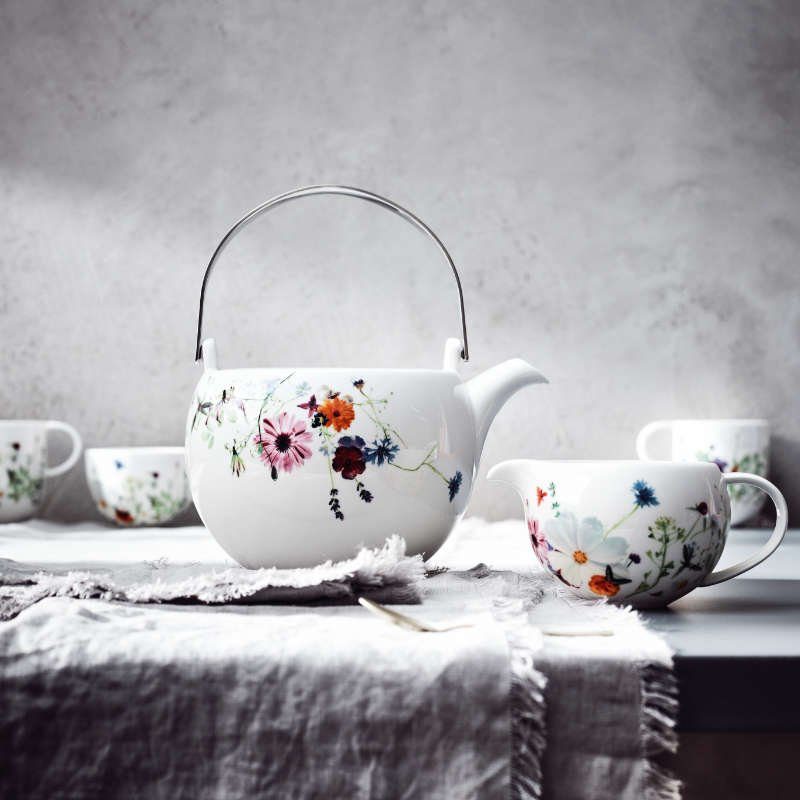 Rosenthal Frühstücks-Geschirrset Brillance Grand Air, Bone China, Porzellan, 6-tlg.