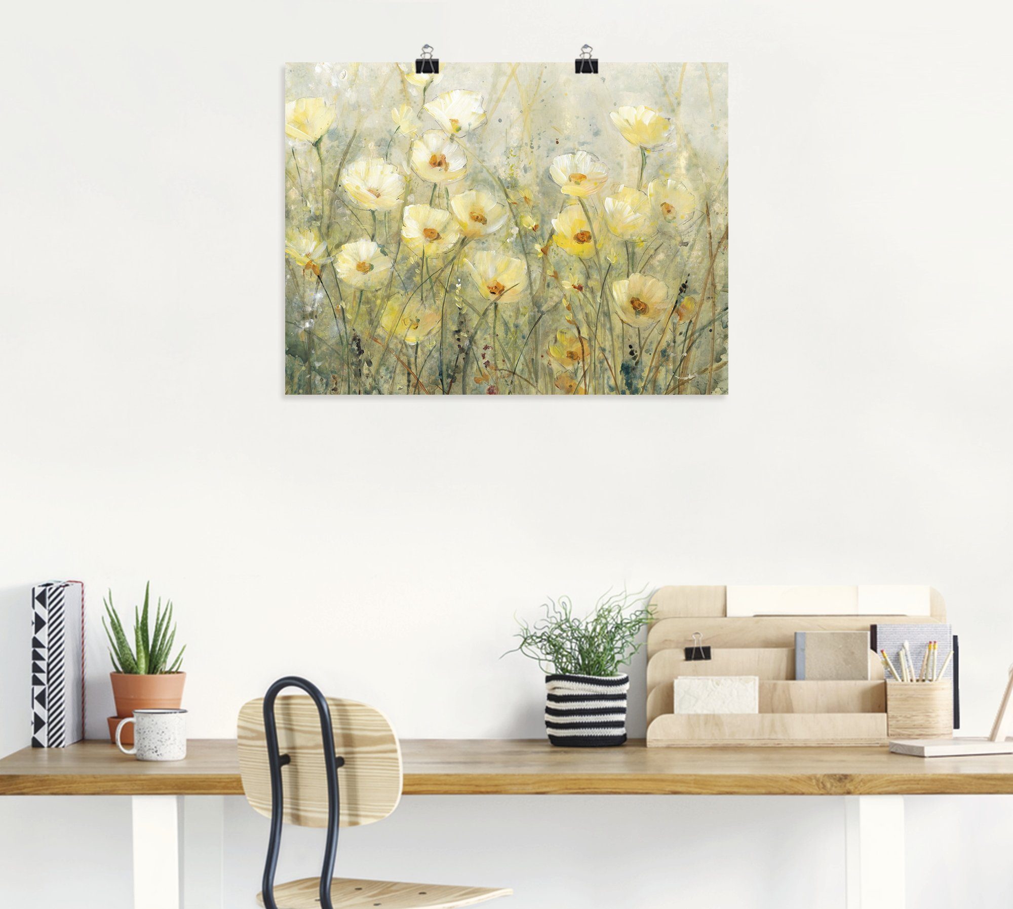 Artland Wandbild Sommer in voller Blüte I, Blumenwiese (1 St), als Alubild, Leinwandbild, Poster in verschied. Größen