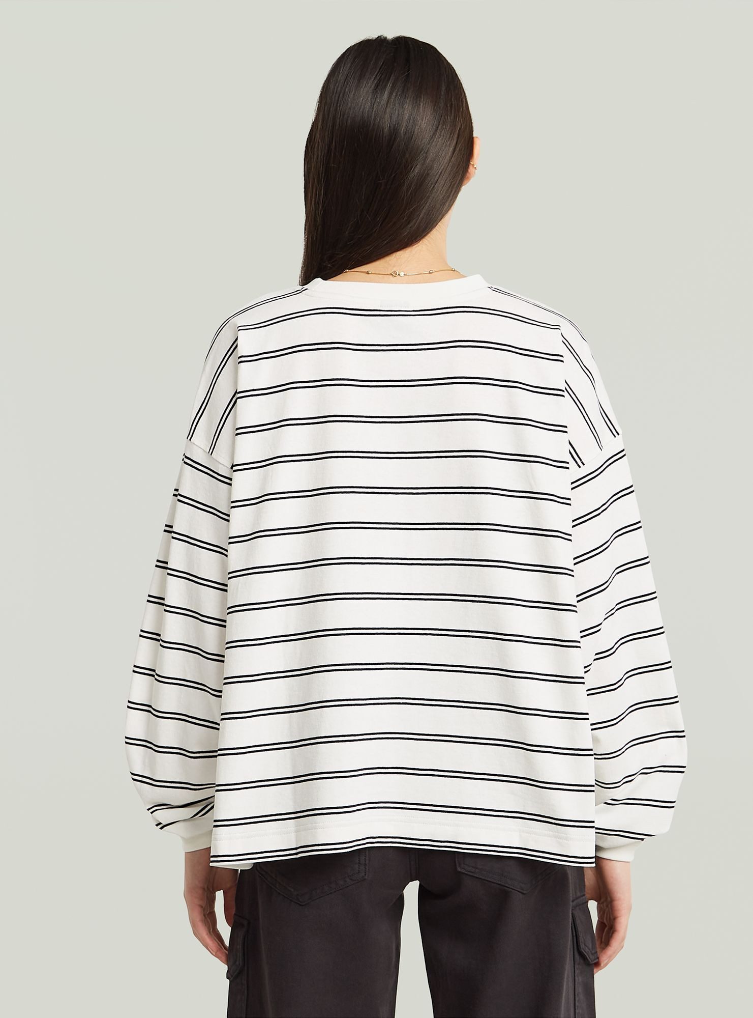 G-STAR T-Shirt A-Line Stripe Oversized T-Shirt