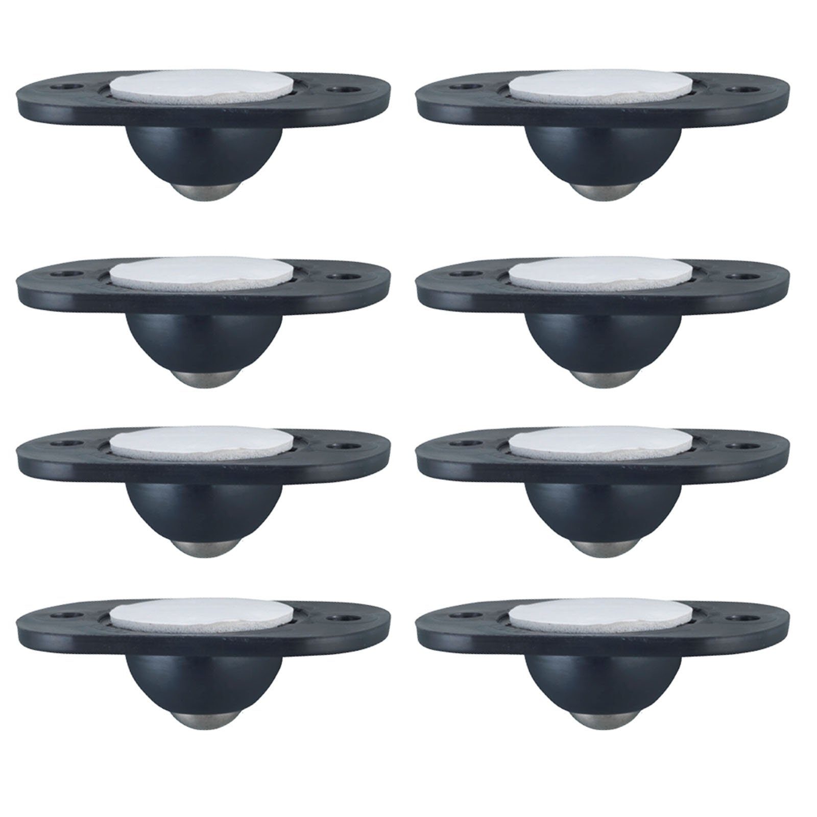 HAC24 Transportroller Möbelrollen Kugelrollen Universal Rollen Transportrollen, (Set, 8-St), Selbstklebend