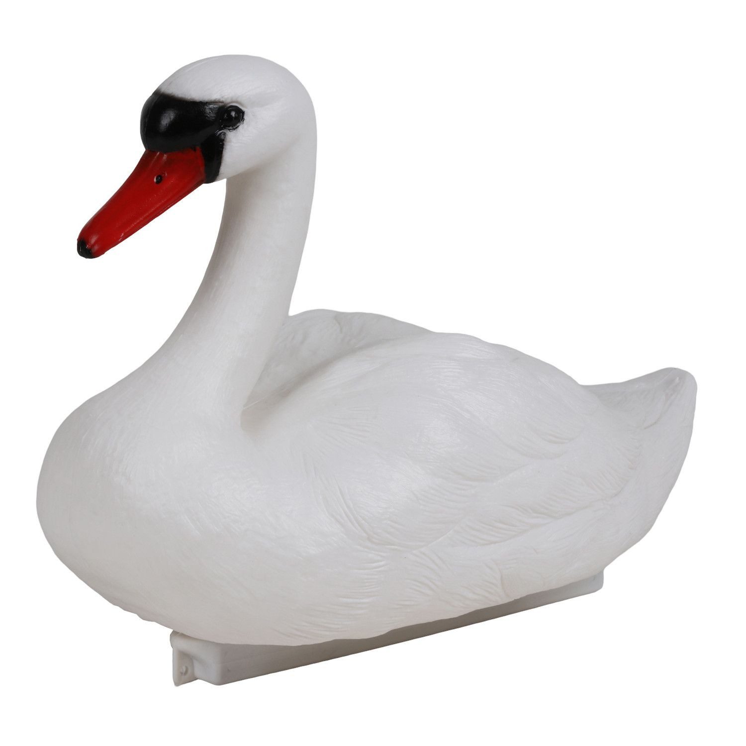 BURI Teichfigur Schwan weiß Teichfigur Teichdeko Gartenfigur Teichvogel Vog günstig online kaufen