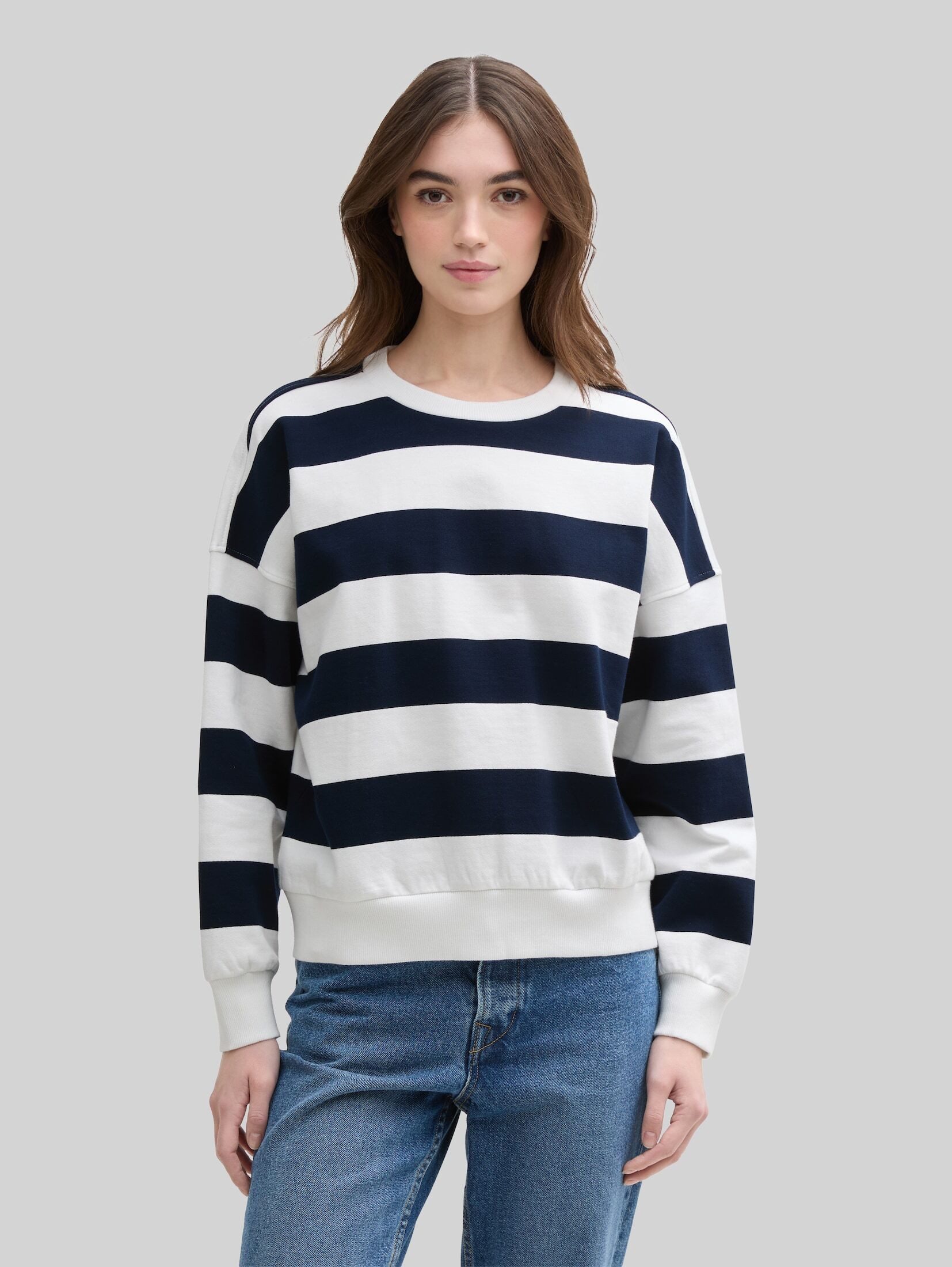 TOM TAILOR Denim Sweatshirt Strick & Sweatshirts Loose Fit Sweatshirt