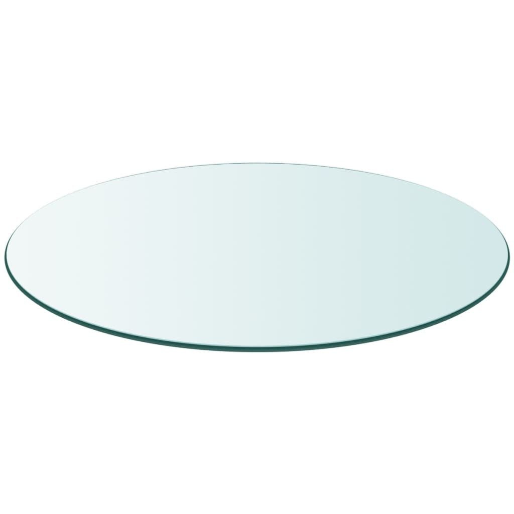 vidaXL Tischplatte, aus gehärtetem Glas rund 300 mm