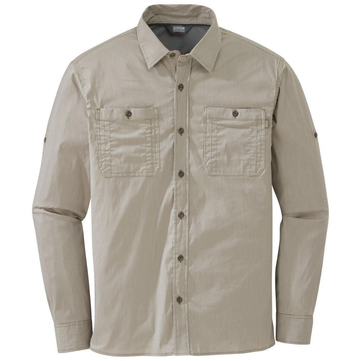 Shirt Laufshirt beige Outdoor Research Research Men's Outdoor Onward (1-tlg) L/S Shirt
