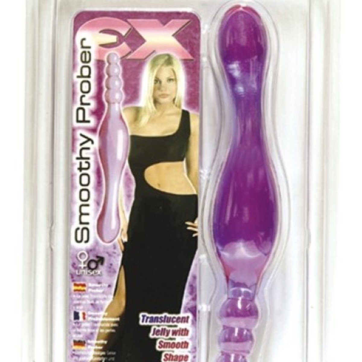 Seven Creations Dildo Jelly Smoothy Prober lila, Toys für Alle,Dildos,Seven Creations,Dildo Klassisch,Import-ST Rubbe