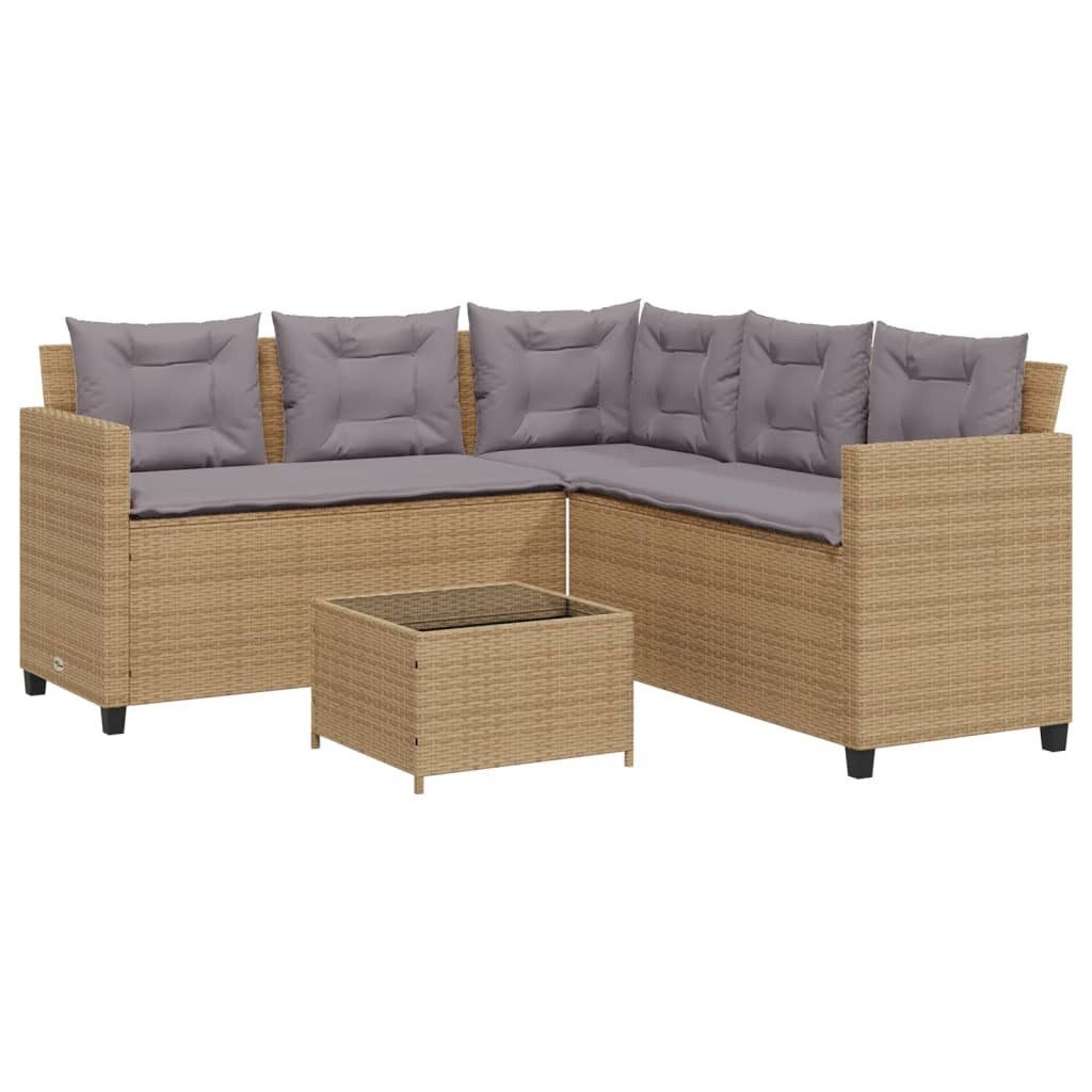 vidaXL Gartenlounge-Set Gartensofa in L-Form mit günstig online kaufen