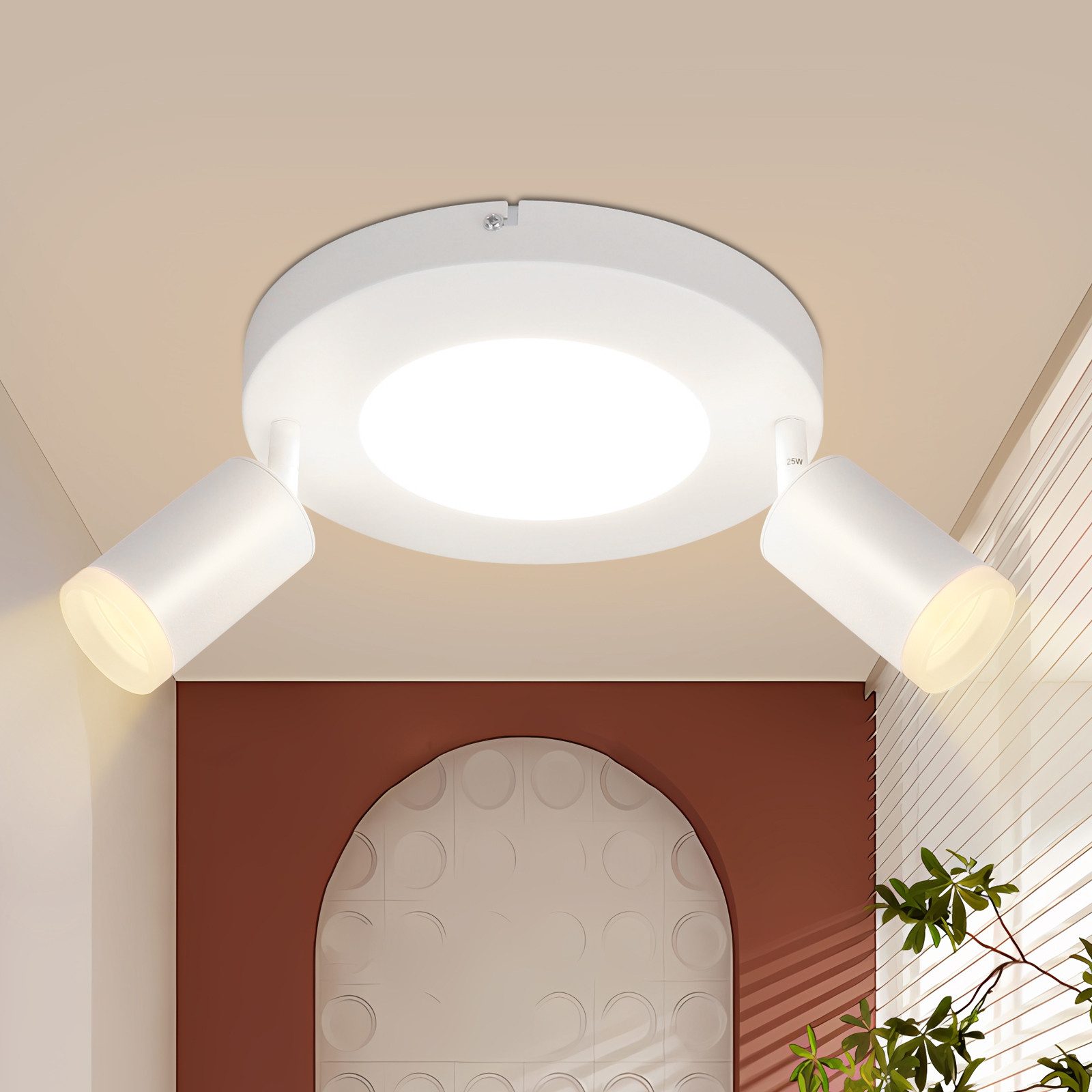 Nettlife Deckenstrahler Schwarz Schlafzimmer GU10 2/3/4 günstig online kaufen