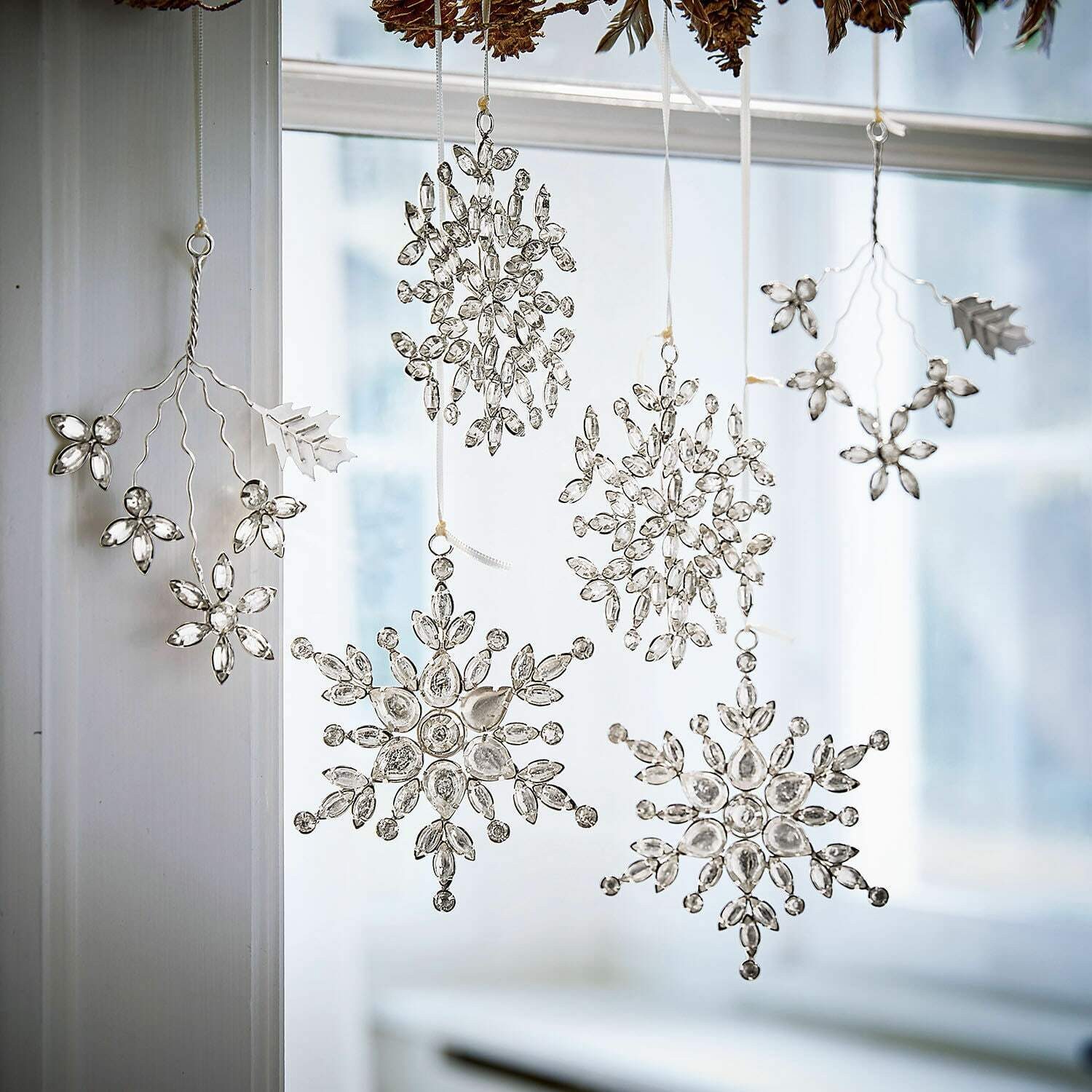Mirabeau Christbaumschmuck Weihnachtsschmuck 6er Set Allegan silber, none