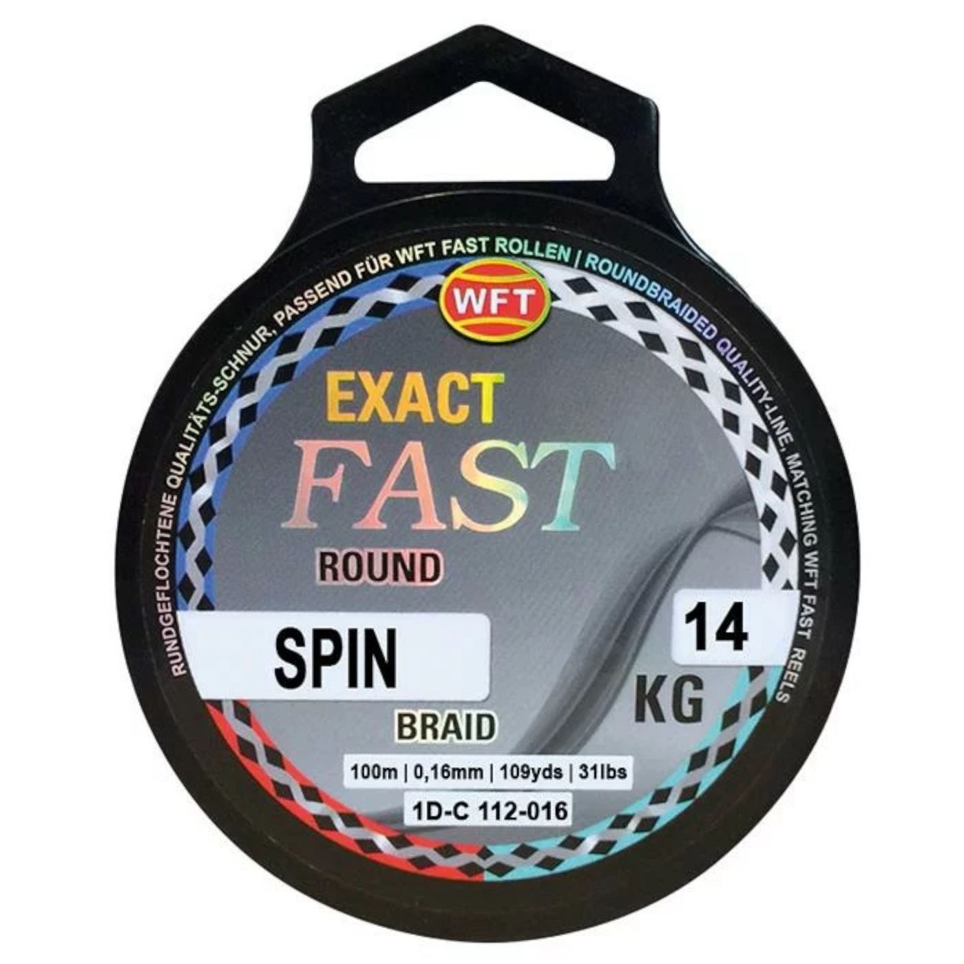 Angelschnur WFT Fast Spin & Braid red exact 14kg 0,16mm - 100m Angelschnur