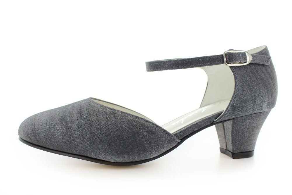 White Lady 850 Satin - weite Pumps Slingpumps