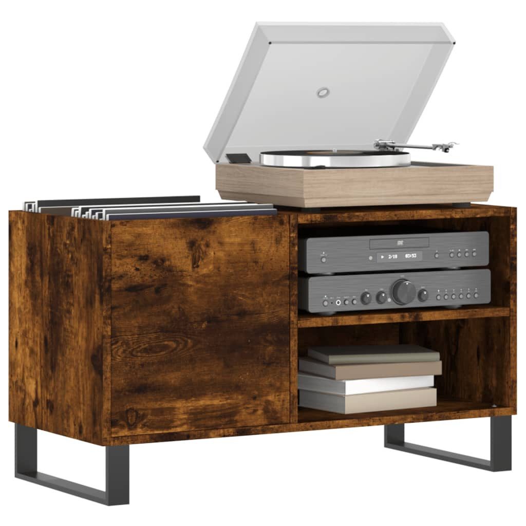 vidaXL Media-Regal Plattenschrank Räuchereiche 85x38x48 cm günstig online kaufen