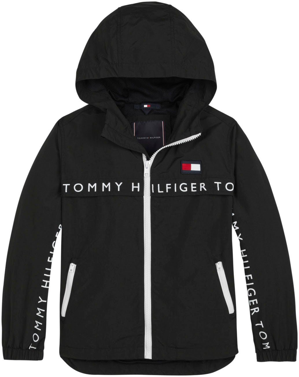 Tommy Hilfiger Windbreaker mit Logoschriftzug