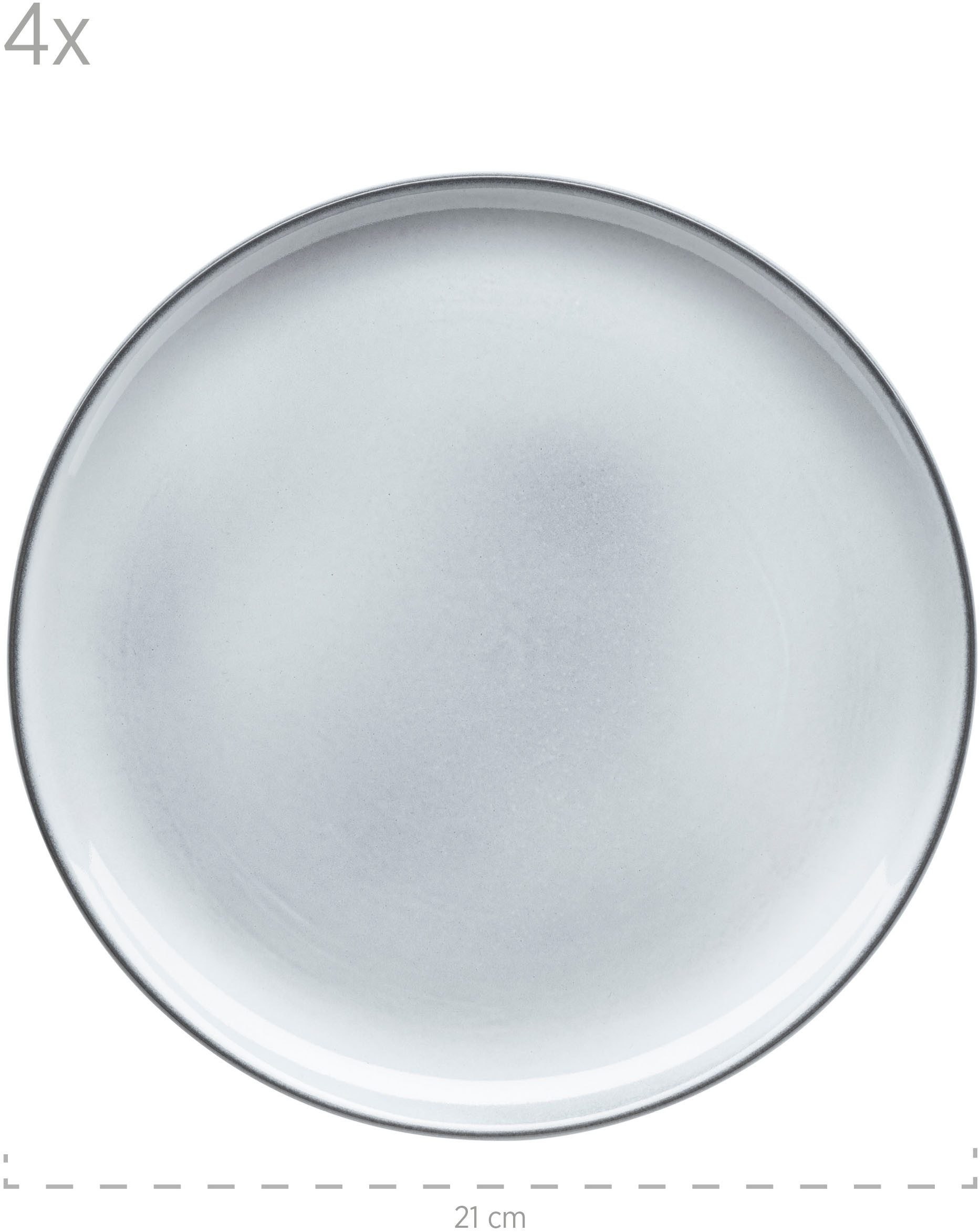 Mäser Frühstücksset 12-tlg. "Livio, blau – Bild 5 von 5