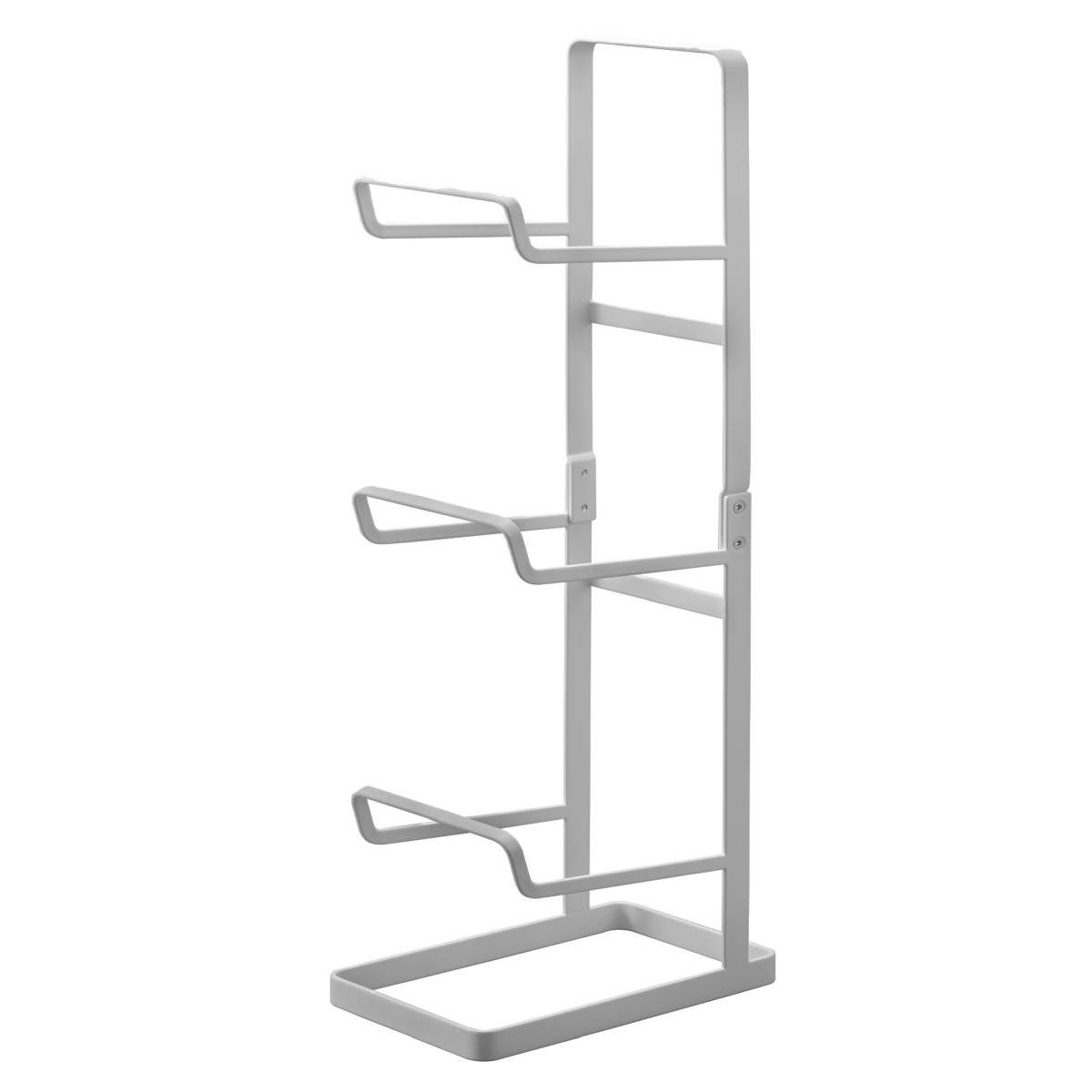 Yamazaki Yogamatte Halterung "Tower" Fitnessgeräte-Ständer für Маты und Faszienrollen, kleine Sportgeräteablage für die Wohnung