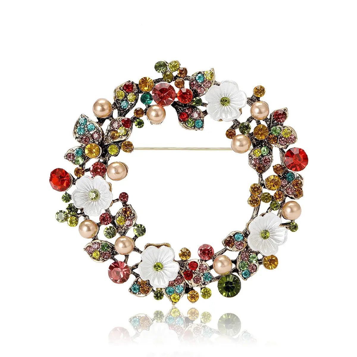 Dark-Desires Brosche Brosche vintage Blumenkranz, Damen Brosche vintage Acc günstig online kaufen