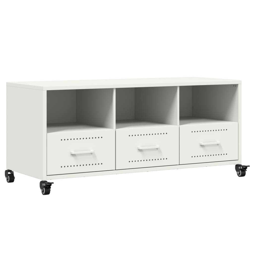 vidaXL TV-Schrank TV-Schrank Weiß 100,5x39x43,5 cm günstig online kaufen