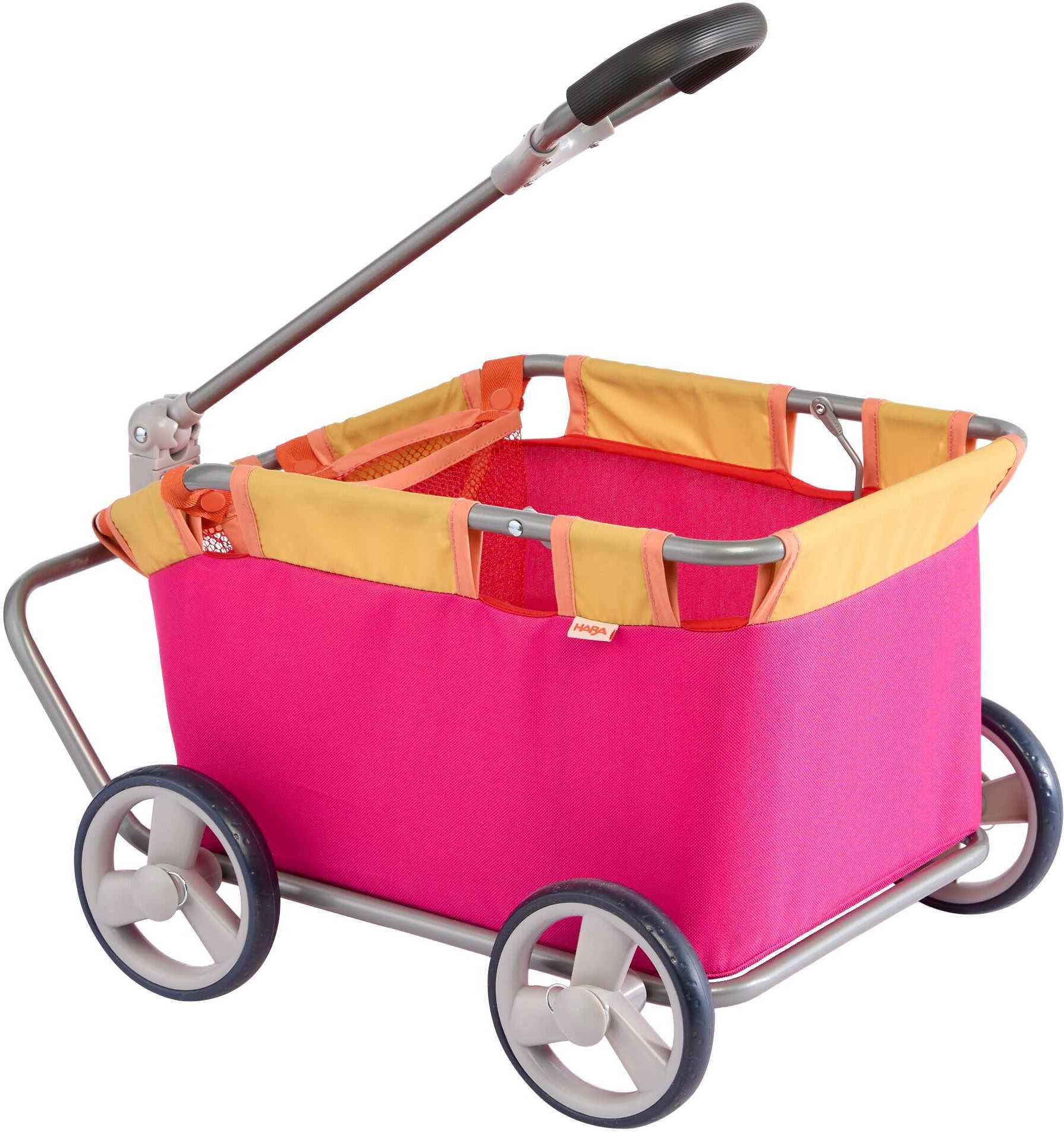 Haba Stoffpuppe Zubehör für Stoffpuppe Puppen-Bollerwagen Beere 2014040001