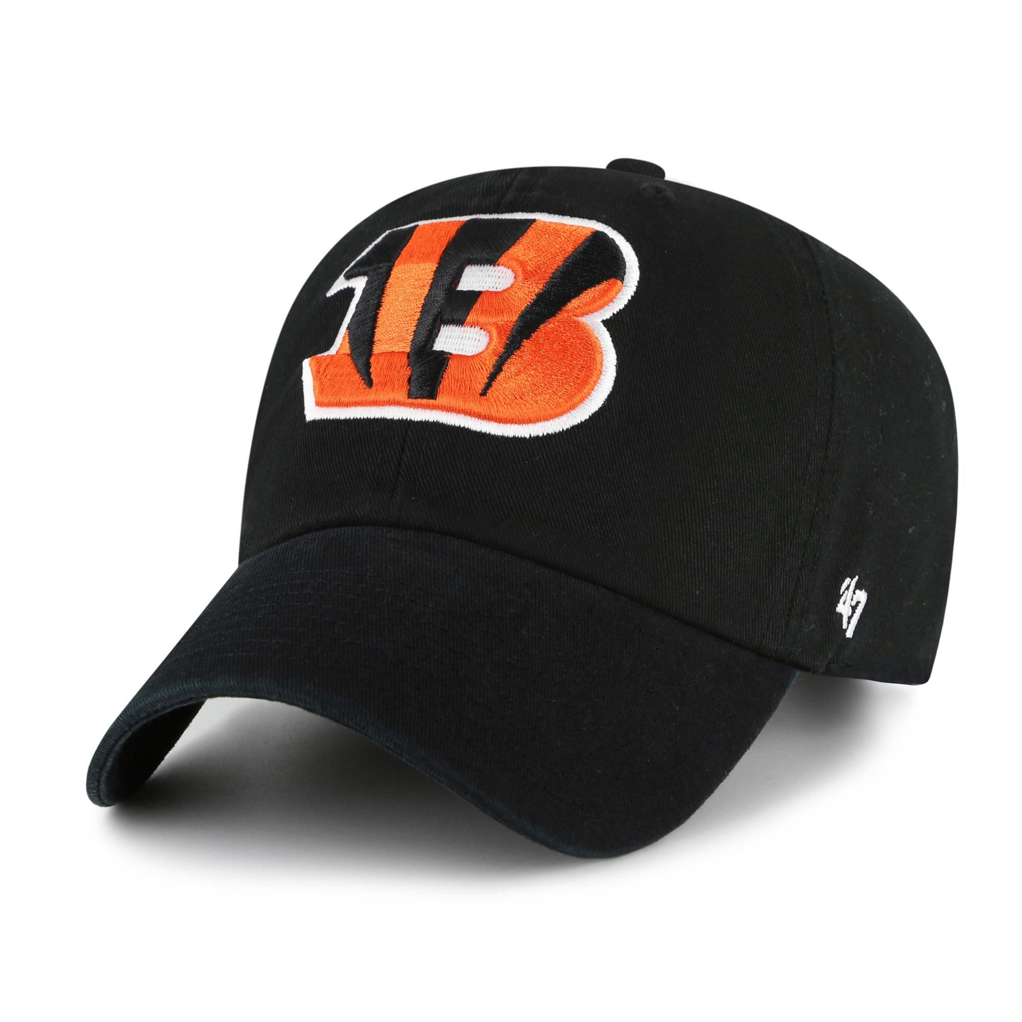 Baseball Cap '47 Brand NFL Cap Cincinnati Bengals '47 CLEAN UP Black