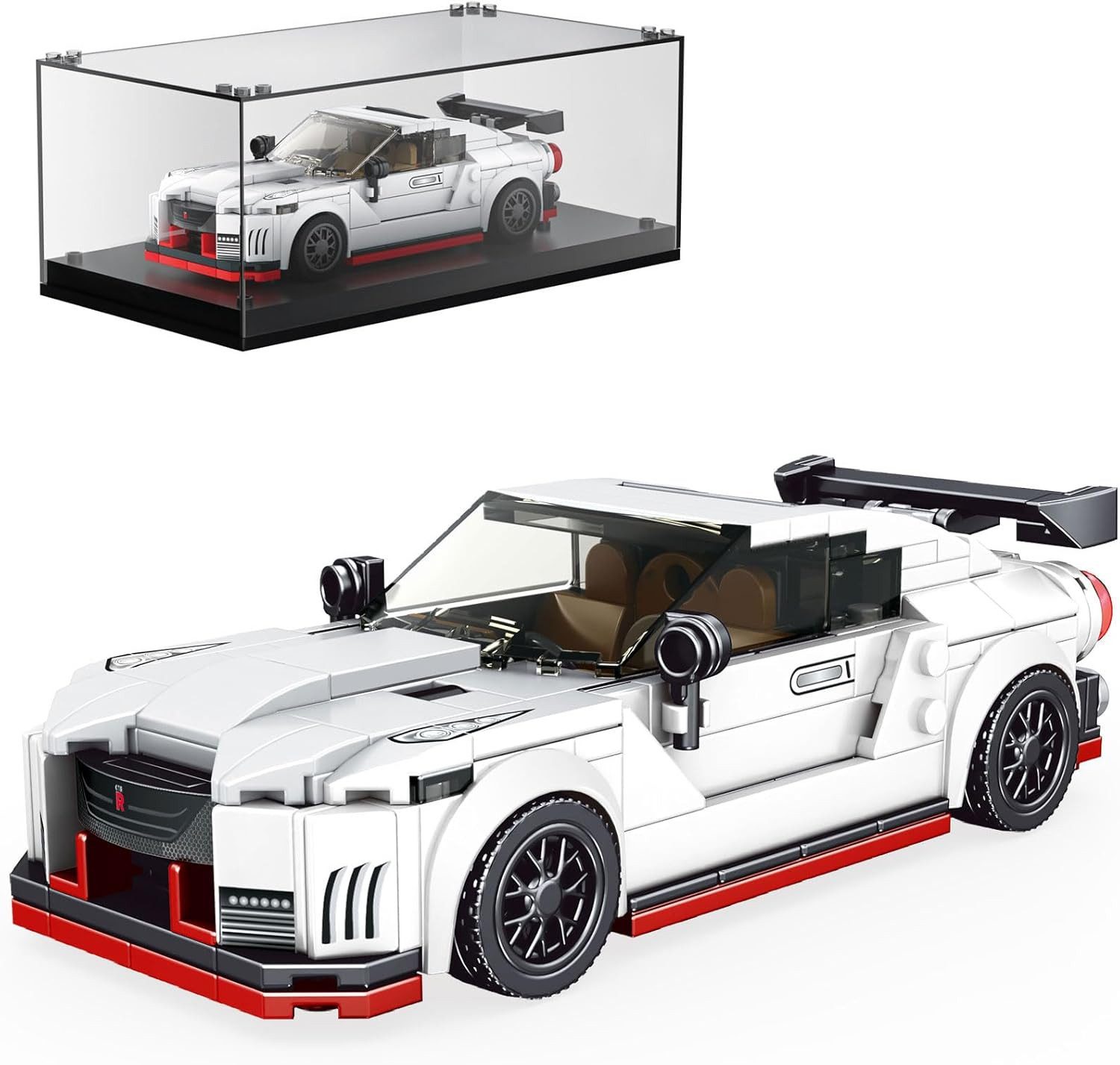 Mould King Mould King 27031S Speed Champion Nissan GT-R 356 Teile Konstruktions-Spielset, (356 St)