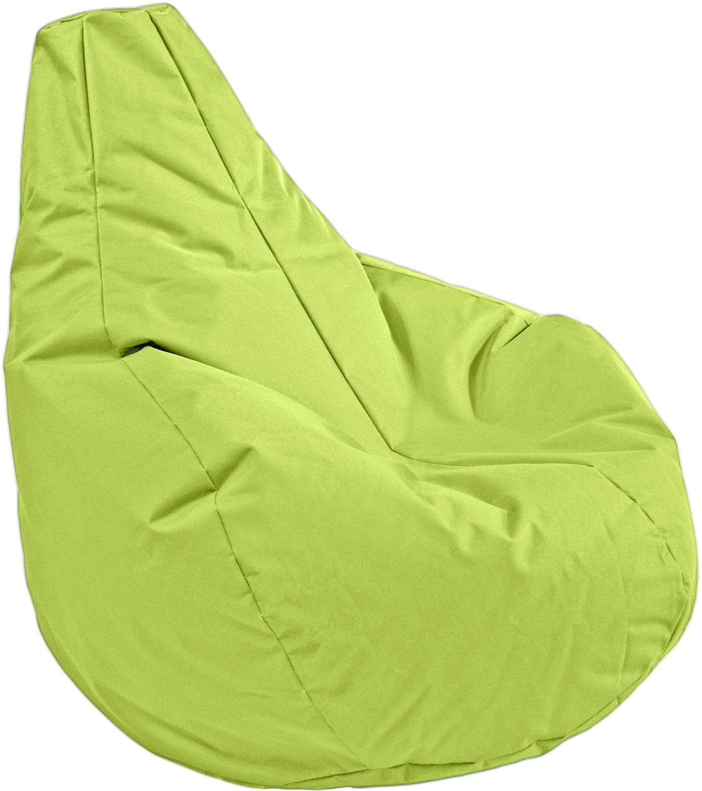 KiNZLER Sitzsack Gamer (1 St), Uni Farben, mit Rückenlehne, Outdoor geeignet, Kinderzimmer