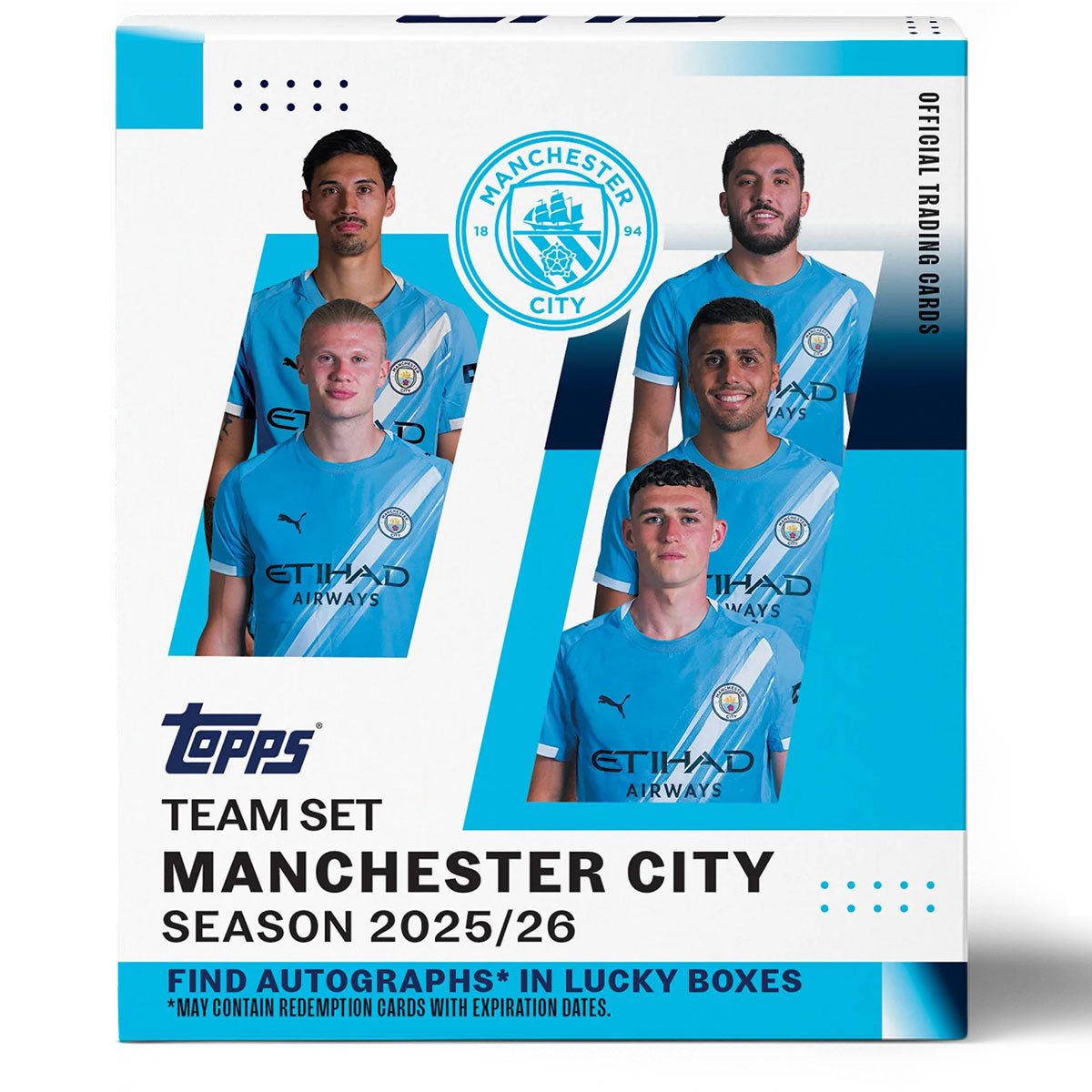 Topps Sammelkarte Topps Manchester City 2025/26 Team Set - 1 Box