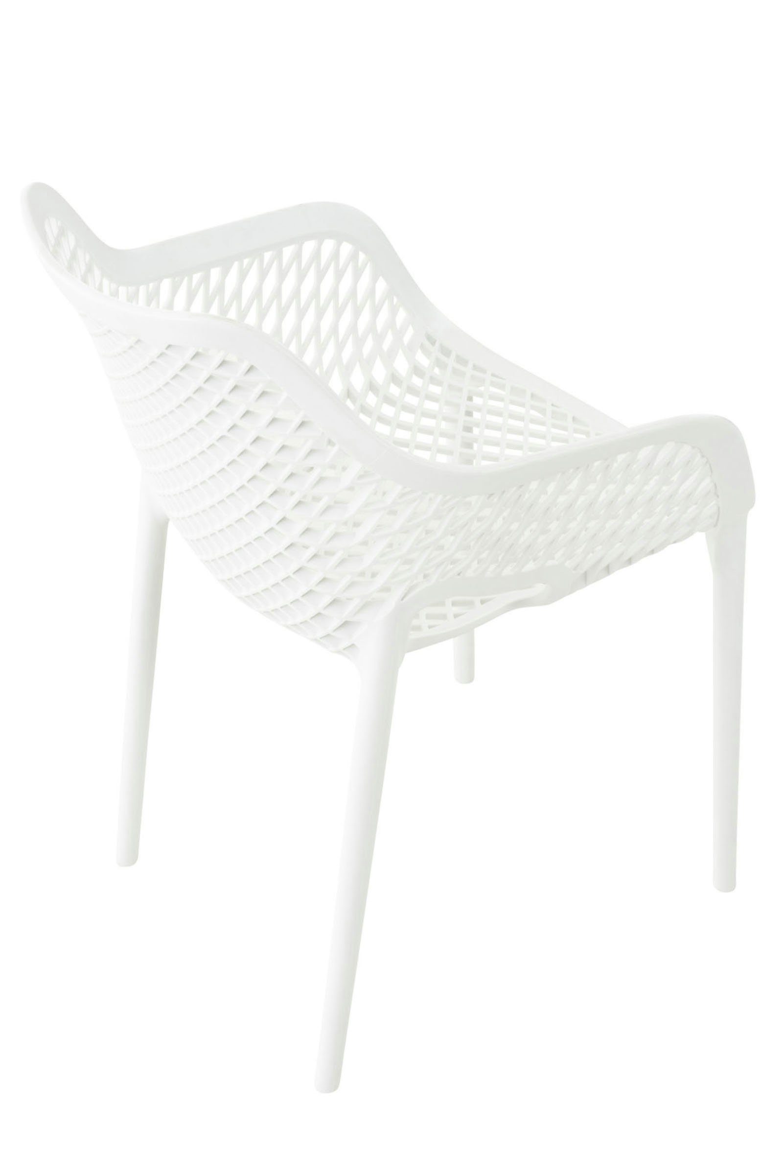 mit Wabenmuster Outdoor-Stühle, Set), Gartenstuhl (2er weiß Air XL CLP