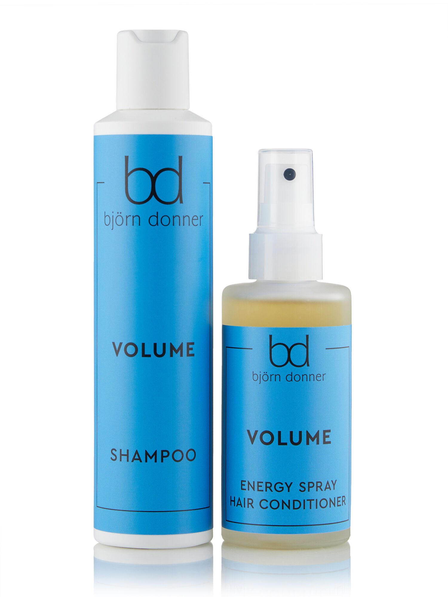 Björn Donner Уход за волосами-Set "Volume Shampoo & Spray Conditioner", 2-tlg., 100ml, 200ml, für mehr Fülle und Kraft