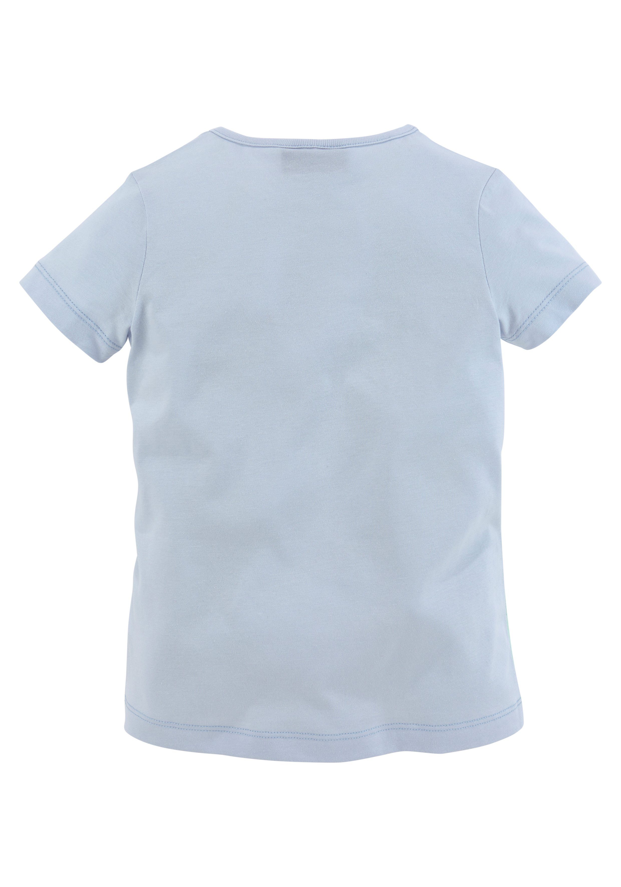 Miss Melody T-Shirt mit schönem Pferdemotiv hellblau